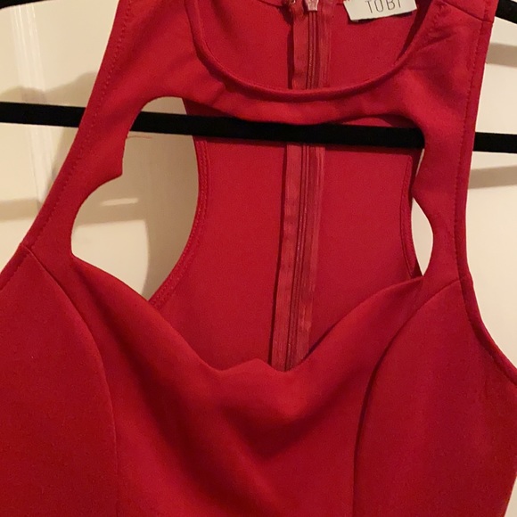 Red mini dress - Picture 5 of 5